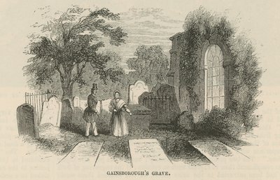 Grób Thomasa Gainsborough autorstwa English School