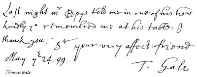 Thomas Gale autorstwa English School