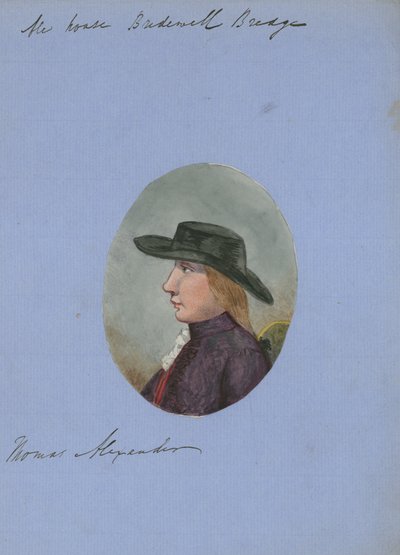 Thomas Hependen, dom, Most Bridewell (wc na papierze) autorstwa English School