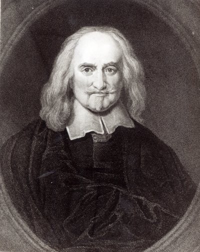Thomas Hobbes (1588-1679) z „Galerii Portretów”, wydanej w 1833 r. autorstwa English School