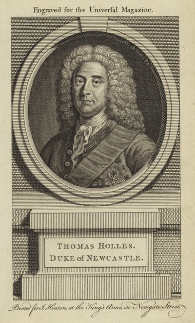 Thomas Holles, książę Newcastle autorstwa English School