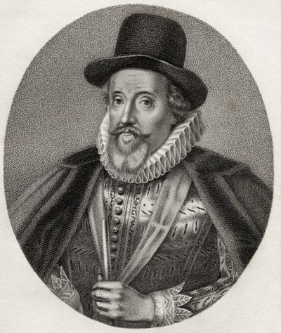 Thomas Howard, sztychowany przez Bocqueta, ilustracja z „Katalogu autorów królewskich i szlacheckich, tom II”, wydanego w 1806 r. (lito) autorstwa English School