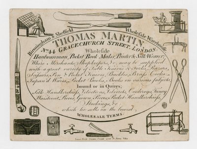 Thomas Martin, karta handlowa autorstwa English School