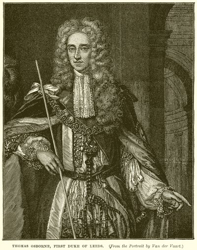 Thomas Osborne, pierwszy książę Leeds autorstwa English School
