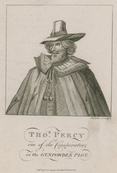 Thomas Percy, jeden ze spiskowców w spisku prochowym autorstwa English School