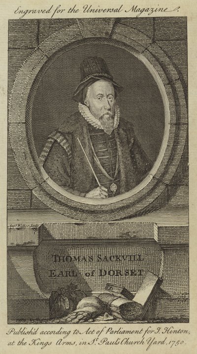 Thomas Sackvill, hrabia Dorset autorstwa English School