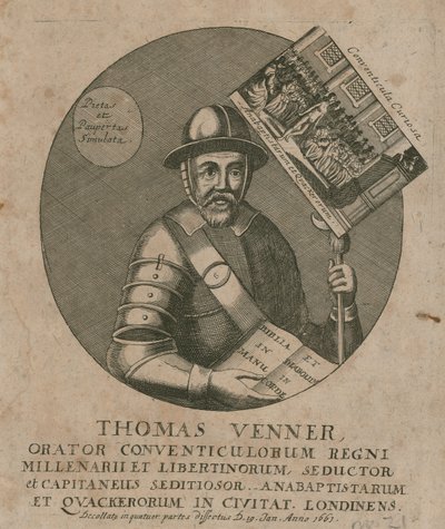 Thomas Venner, orator autorstwa English School