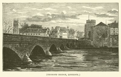 Most Thomond, Limerick (grawerunek) autorstwa English School
