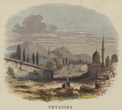 Tiatyra (kolorowy grawerunek) autorstwa English School