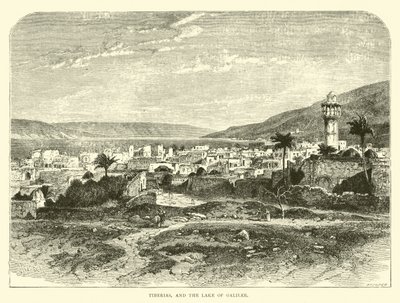 Tyberiada i Jezioro Galilejskie autorstwa English School