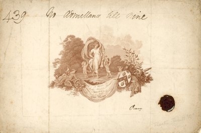 Bilet na bal w Mansion House, Londyn, 2 kwietnia 1804 autorstwa English School