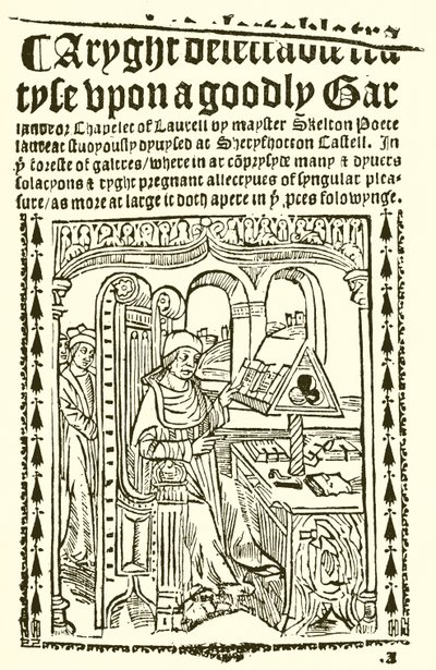 Strona tytułowa Johna Skeltonsa Goodly Garlande autorstwa English School