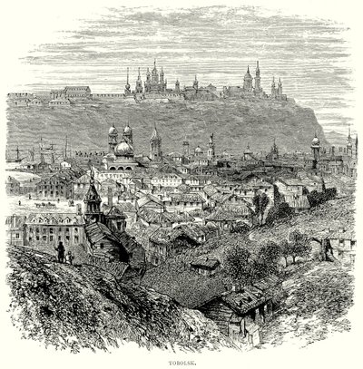 Tobolsk (rycina) autorstwa English School