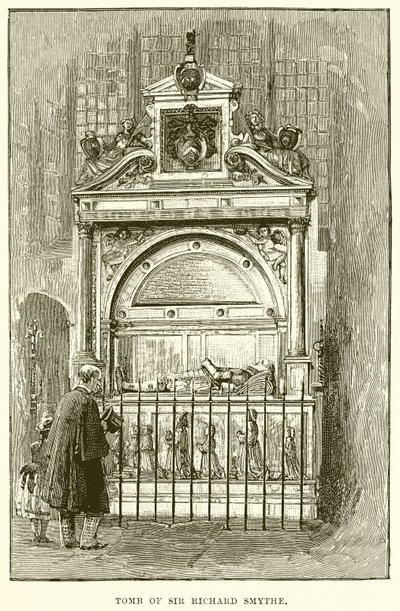 Grób Sir Richarda Smythe .a autorstwa English School