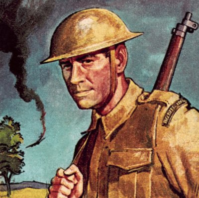 Tommy Atkins, pseudonim prywatnego żołnierza armii brytyjskiej autorstwa English School