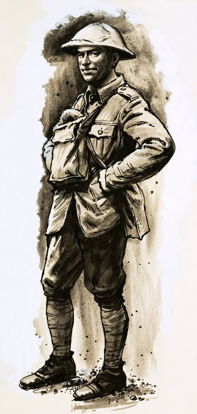 Tommy Atkins, powracający bohater I wojny światowej autorstwa English School