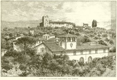 Torre Del Gallo (Obserwatorium Galileos), niedaleko Florencji autorstwa English School