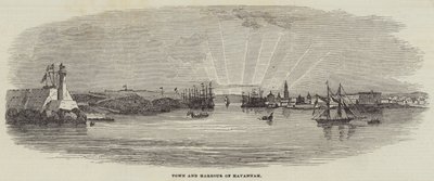 Miasto i port Havannah (rycina) autorstwa English School