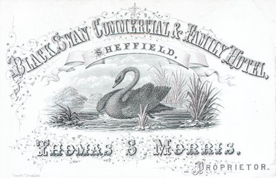 Karta handlowa, Black Swan Commercial & Family Hotel autorstwa English School