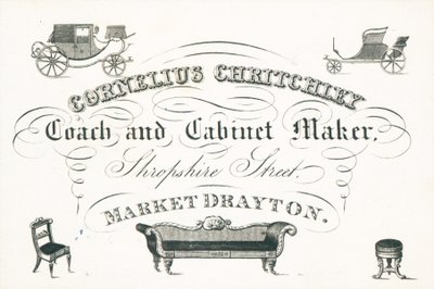 Karta handlowa, Cornelius Critchley autorstwa English School