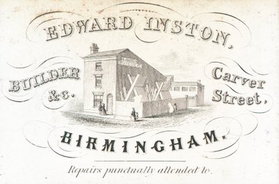 Karta handlowa, Edward Inston autorstwa English School