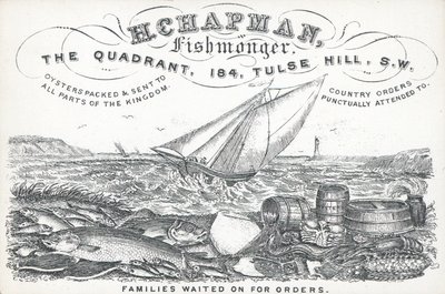 Karta handlowa, H Chapman autorstwa English School