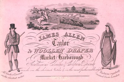 Karta handlowa, James Allen autorstwa English School