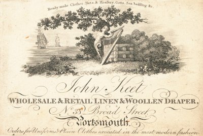 Karta handlowa, John Keet autorstwa English School