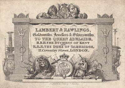 Karta handlowa, Lambert i Rawlings autorstwa English School