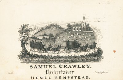Karta handlowa, Samuel Crawley autorstwa English School
