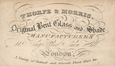 Karta handlowa, Thorpe i Morris autorstwa English School