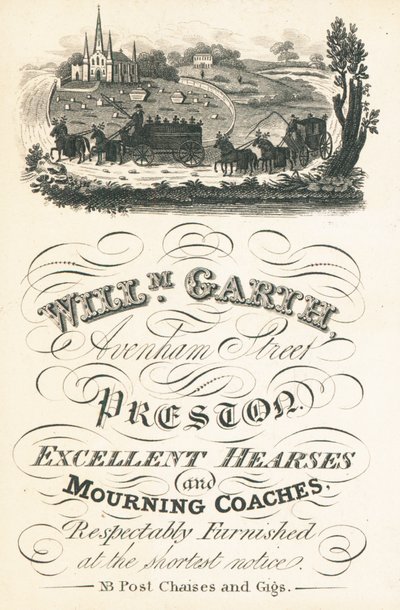 Karta handlowa, William Garth autorstwa English School