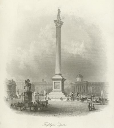 Trafalgar Square, Londyn autorstwa English School