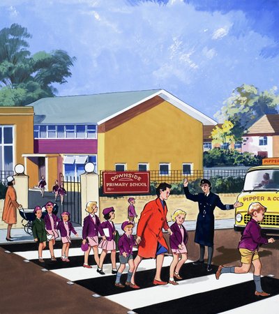 Pracownik drogowy autorstwa English School