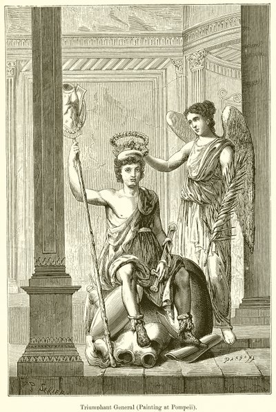 Generał triumfujący (malarstwo w Pompejach) autorstwa English School