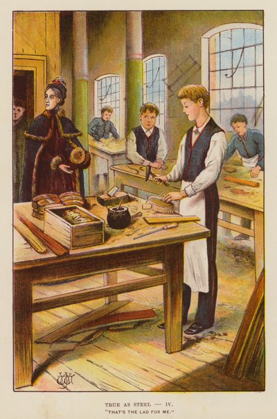 Prawda jak Steel, IV, „To jest chłopak dla mnie” (kolor lito) autorstwa English School