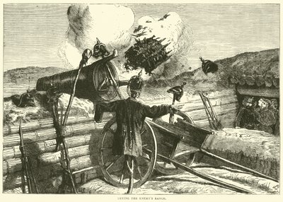 Próba zasięgu wroga, październik 1870 autorstwa English School