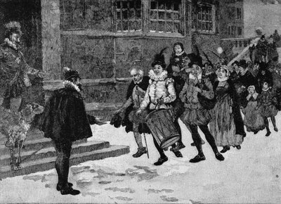 Tudor Wassailing autorstwa English School