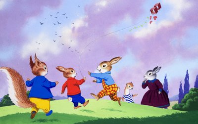 Tufty puszcza latawiec autorstwa English School