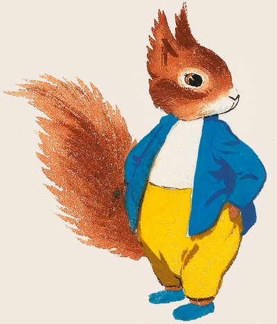 Tufty, wiewiórka bezpieczeństwa drogowego autorstwa English School