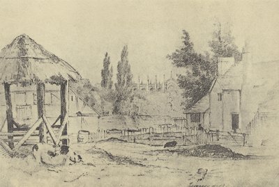 Farma tokarzy, ok. 1821 (grawiura) autorstwa English School