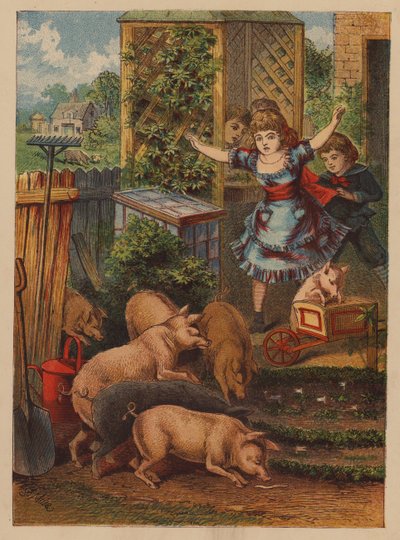 Nieproszeni goście (druk kolorowy) autorstwa English School