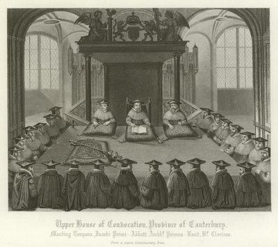 Wyższa Izba Konwokacyjna, Prowincja Canterbury autorstwa English School