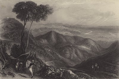 Dolina Doon, Himalaje (rycina) autorstwa English School