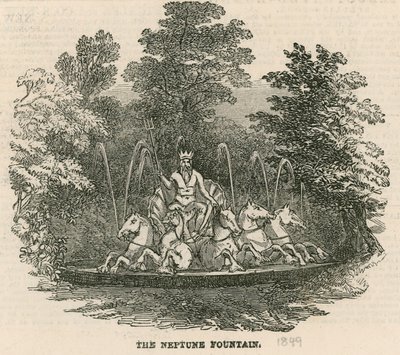 Vauxhall Gardens, Londyn: Fontanna Neptuna autorstwa English School