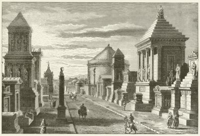 Via Appia, niedaleko Rzymu autorstwa English School