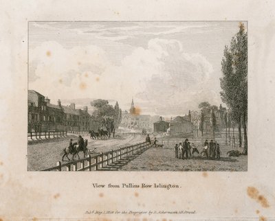 Widok z Pullins Row, Islington autorstwa English School