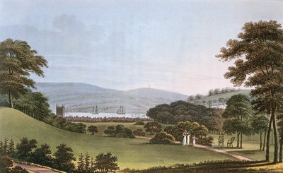 Widok z fortu, niedaleko Bristolu, 1802 autorstwa English School