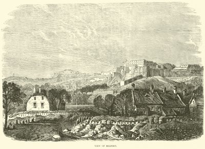 Widok Belfort, październik 1870 autorstwa English School