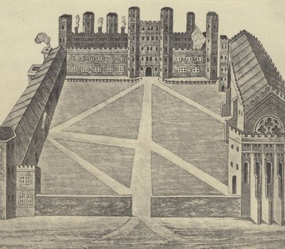 Widok Eton, ok. 1622 (grawiura) autorstwa English School